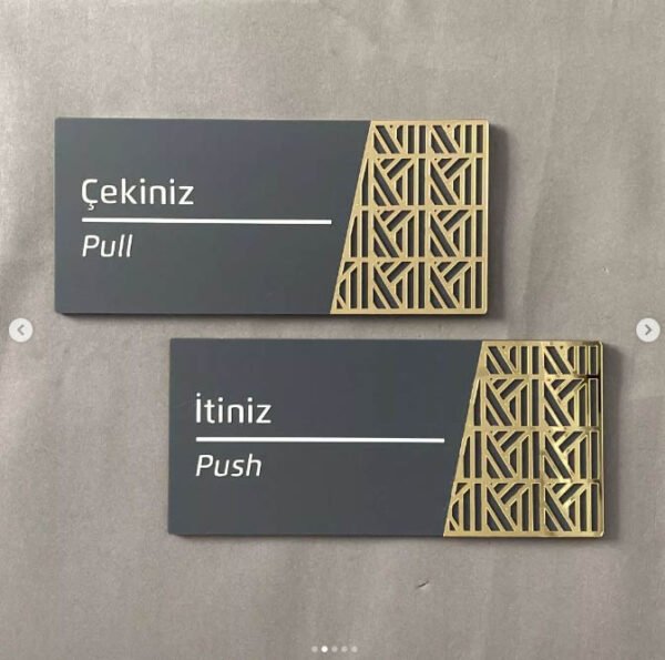 Ofis Kapı Tabelası 06