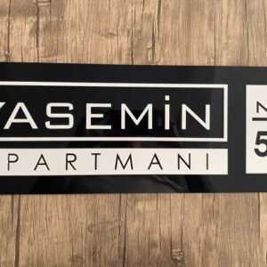Kapı odası plakası otel için.