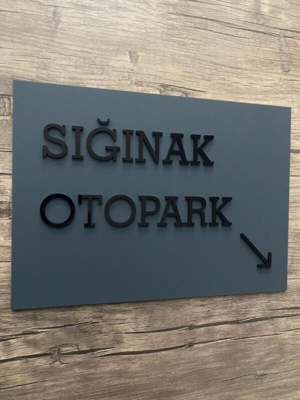 Apartman Kapı Tabelası 19