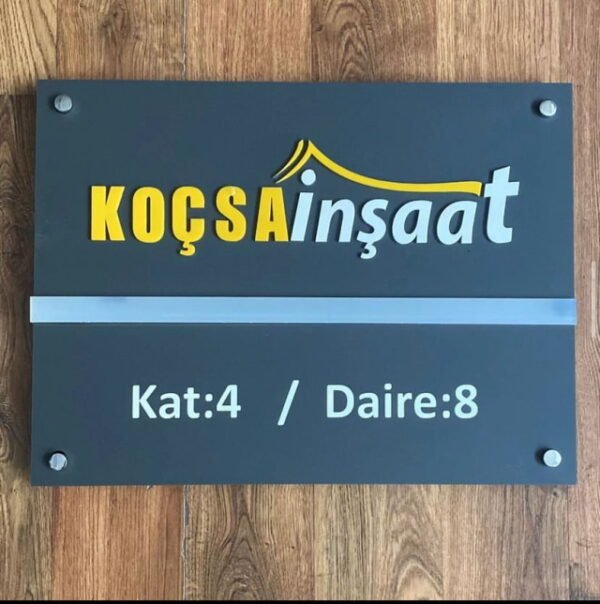 Apartman Kapı Tabelası 26