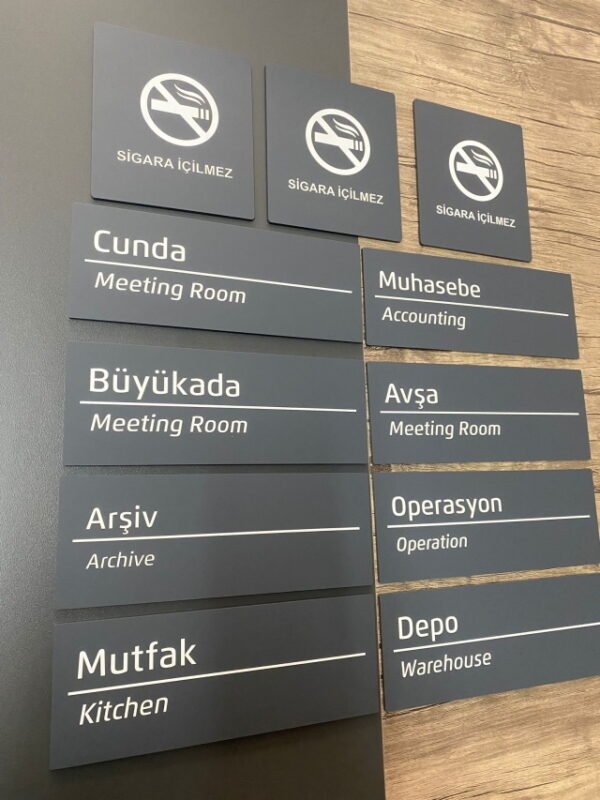 Apartman Kapı Tabelası 08