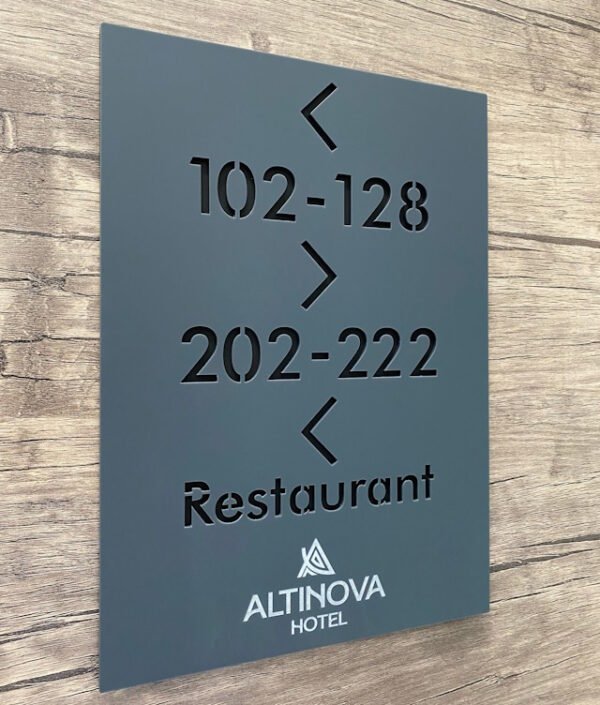 Otel İçi Yönlendirme Levhaları