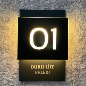 Işıklı kapı numarası – otel ve işyerleri için profesyonel çözüm