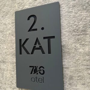 Kapı numarası – dayanıklı ve şık tabela